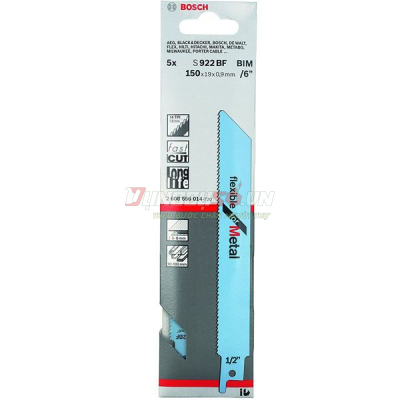 Lưỡi cưa kiếm S 922 BF-Sắt (bộ 5 lưỡi)