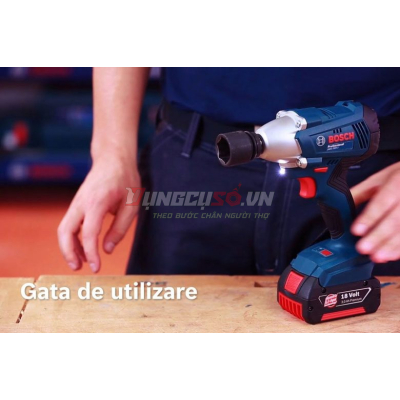 Máy siết bu lông động lực pin 18V Bosch GDS 250-LI - 06019G61K0