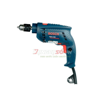 Máy khoan động lực 10mm (valy nhựa, bộ mũi khoan, đầu vít) Bosch GSB 10 RE SET - 06012161K0