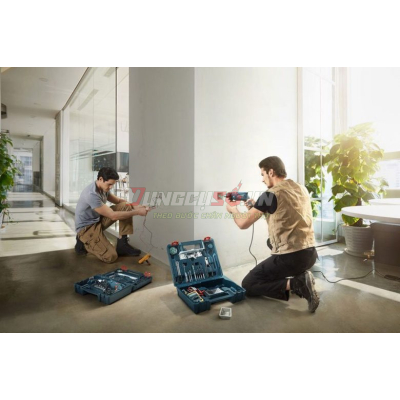 Máy khoan động lực Bosch GSB 550 (SET 80 MÓN NGÀNH ĐIỆN)