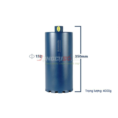 Mũi khoan rút lõi bê tông Ø152x350mm CFCooper DCB152350