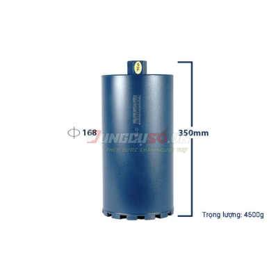 Mũi khoan rút lõi bê tông Ø168x350mm CFCooper DCB168350