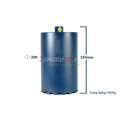 Mũi khoan rút lõi bê tông Ø200x350mm CFCooper DCB200350