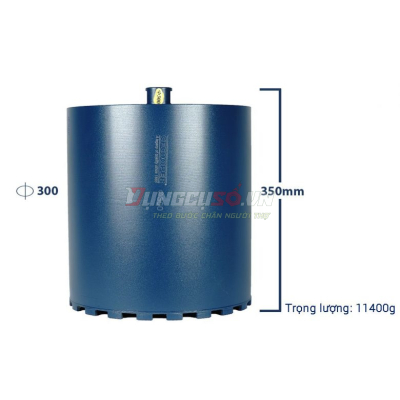 Mũi khoan rút lõi bê tông Ø300x350mm CFCooper DCB300350