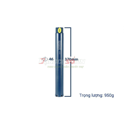 Mũi khoan rút lõi bê tông Ø46x370mm CFCooper DCB46370