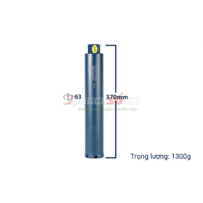 Mũi khoan rút lõi bê tông Ø63x370mm CFCooper DCB63370