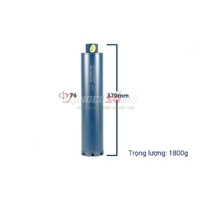 Mũi khoan rút lõi bê tông Ø76x370mm CFCooper DCB76370