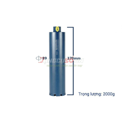 Mũi khoan rút lõi bê tông Ø89x370mm CFCooper DCB89370
