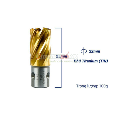 Mũi khoan từ thép gió HSS 22x25mm CFCooper MH25-22