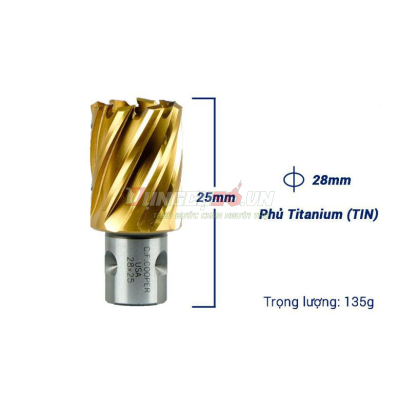 Mũi khoan từ thép gió HSS 28x25mm CFCooper MH25-28