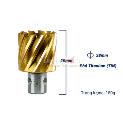 Mũi khoan từ thép gió HSS 38x25mm CFCooper MH25-38