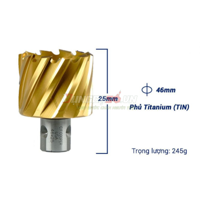Mũi khoan từ thép gió HSS 46x25mm CFCooper MH25-46