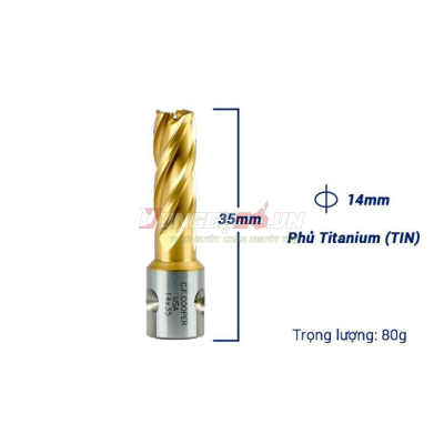 Mũi khoan từ thép gió HSS 14x35mm CFCooper MH35-14