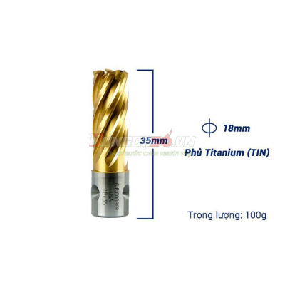 Mũi khoan từ thép gió HSS 18x35mm CFCooper MH35-18