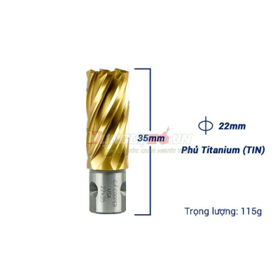 Mũi khoan từ thép gió HSS 22x35mm CFCooper MH35-22