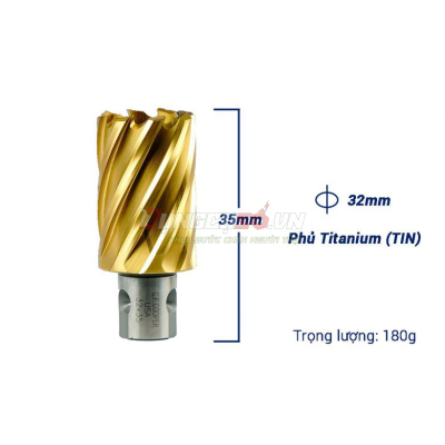 Mũi khoan từ thép gió HSS 32x35mm CFCooper MH35-32