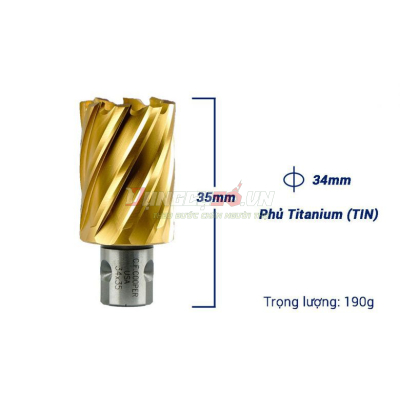 Mũi khoan từ thép gió HSS 34x35mm CFCooper MH35-34