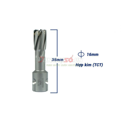 Mũi khoan từ hợp kim TCT 16x35mm CFCooper MT35-16