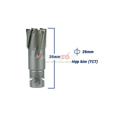 Mũi khoan từ hợp kim TCT 26x35mm CFCooper MT35-26