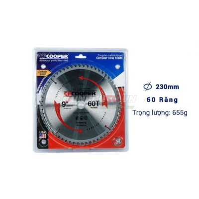 Lưỡi cưa gỗ 230mm x 60T CFCooper SW09060