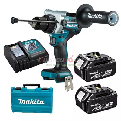  Máy Khoan, Vặn Vít Dùng Pin Makita DDF486RTE