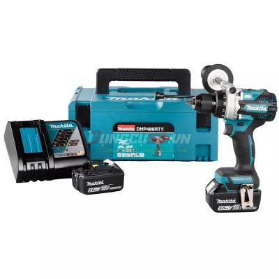 Máy Khoan Búa, Vặn Vít Dùng Pin Makita DHP486RTE