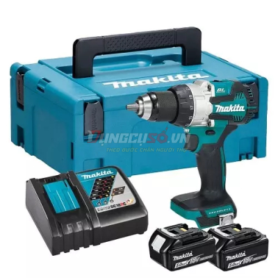 Máy Khoan Búa, Vặn Vít Dùng Pin Makita DHP489RTJ