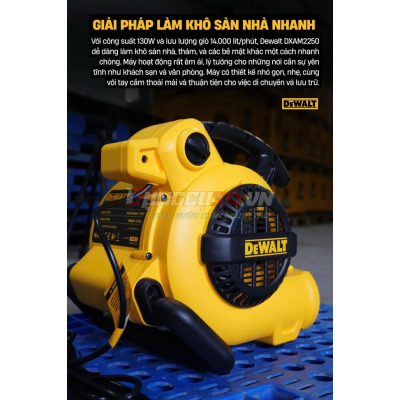 Máy thổi khô thảm, sàn Dewalt DXAM2250 130W