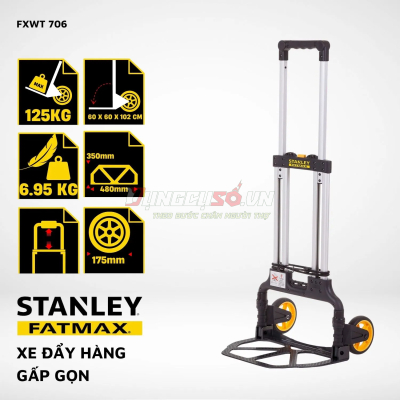 Xe đẩy hàng 2 bánh Stanley Fatmax – USA FXWT-706 |  Tải trọng 125kg