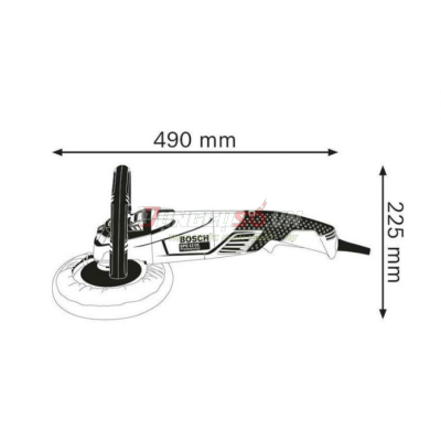 Máy đánh bóng 180mm Bosch GPO 12 CE - 06013890K0