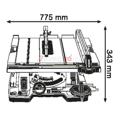 Máy cưa bàn Bosch GTS 10 XC - 0601B30400