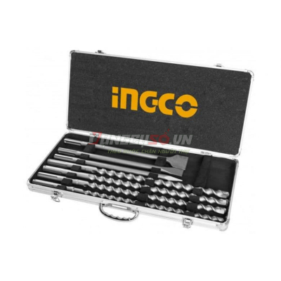 Bộ mũi khoan bê tông gài SDS Max và mũi đục INGCO AKD5075