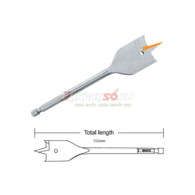 Mũi Khoan Gỗ Đầu Dẹp 8mm INGCO DBW2210801