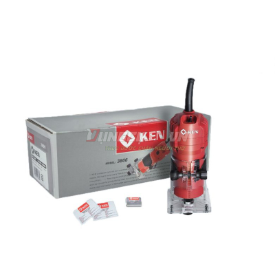 Máy phay gỗ cầm tay 6mm Ken 3806