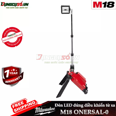 Đèn LED đứng điều khiển từ xa Milwaukee M18 ONERSAL