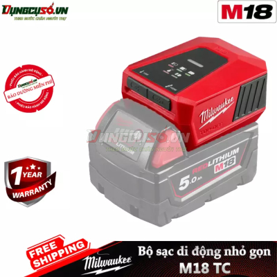 Bộ sạc di động nhỏ gọn Milwaukee M18 TC