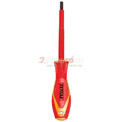 Tua vít dẹp cách điện 5.5 x 125 mm Total THTIS5125