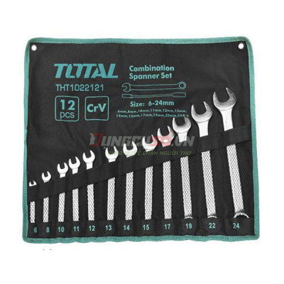 Bộ cờ lê vòng miệng 6-24mm Total THT1022121