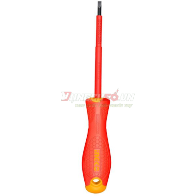 Tua vít dẹp 6.5x150mm cách điện 1.000V INGCO HISD816150