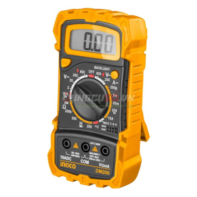 Đồng hồ đo điện vạn năng INGCO DM200