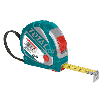 Thước kéo thép nền vàng 10x25mm Total TMT126101