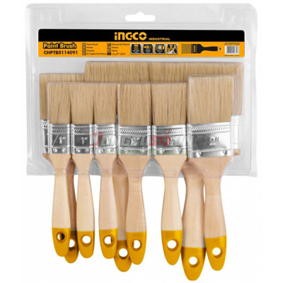 Bộ 9 cọ sơn dầu 1-4in INGCO CHPTB0114091
