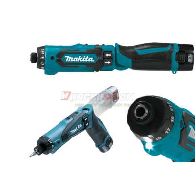 Máy khoan vặn vít pin 7.2V Makita DF012DSE
