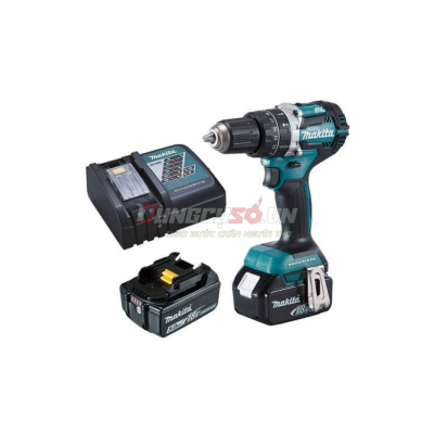 Máy khoan búa vặn vít pin 18V Makita DHP484RFE
