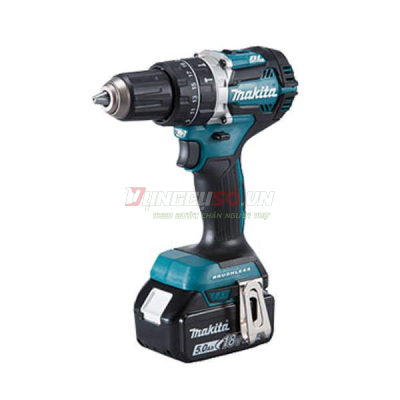 Máy khoan búa vặn vít pin 18V Makita DHP484RFE