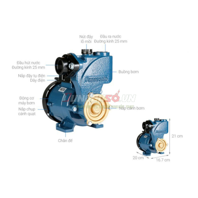 Máy bơm nước đẩy cao 125W Panasonic GP-129JXK-NV5