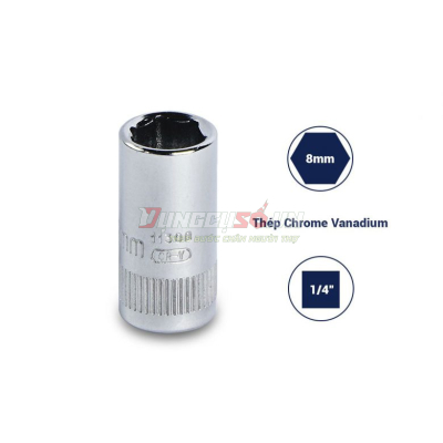 Đầu tuýp 6 cạnh 1/4in &#8211; 8mm Sata 11308