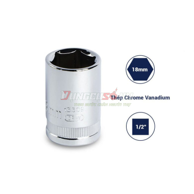 Đầu tuýp 6 cạnh 1/2in – 18mm Sata 13309