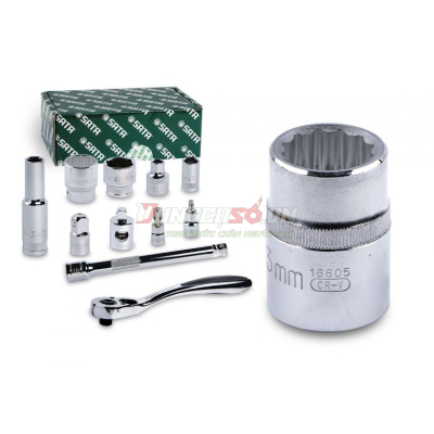 Đầu tuýp 12 cạnh 3/4in – 23mm Sata 16605