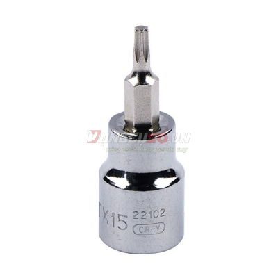 Đầu tuýp mũi sao 3/8in – T15 Sata 22102